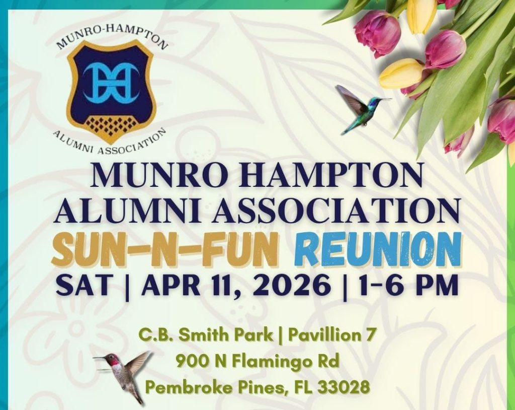 Flyer for Munro Hampton reunion picnic
